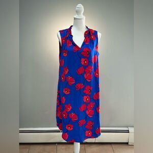 SALE! Blue 41 Hawthorn Floral Sleeveless Dress Size L EUC
